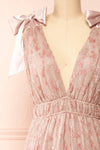 Soneri Shimmery Tiered Midi Dress | Boutique 1861 front close-up
