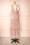 Soneri Shimmery Tiered Midi Dress | Boutique 1861 back view