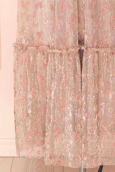 Soneri Shimmery Tiered Midi Dress | Boutique 1861 bottom