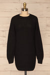 Sorinnes Black Sweater Dress | Robe Noire | La Petite Garçonne front view
