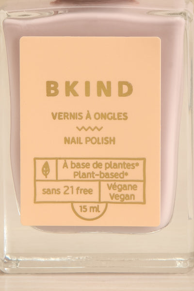 Soy Latte Grey-lilac Nail Polish by BKIND | Maison garçonne close-up