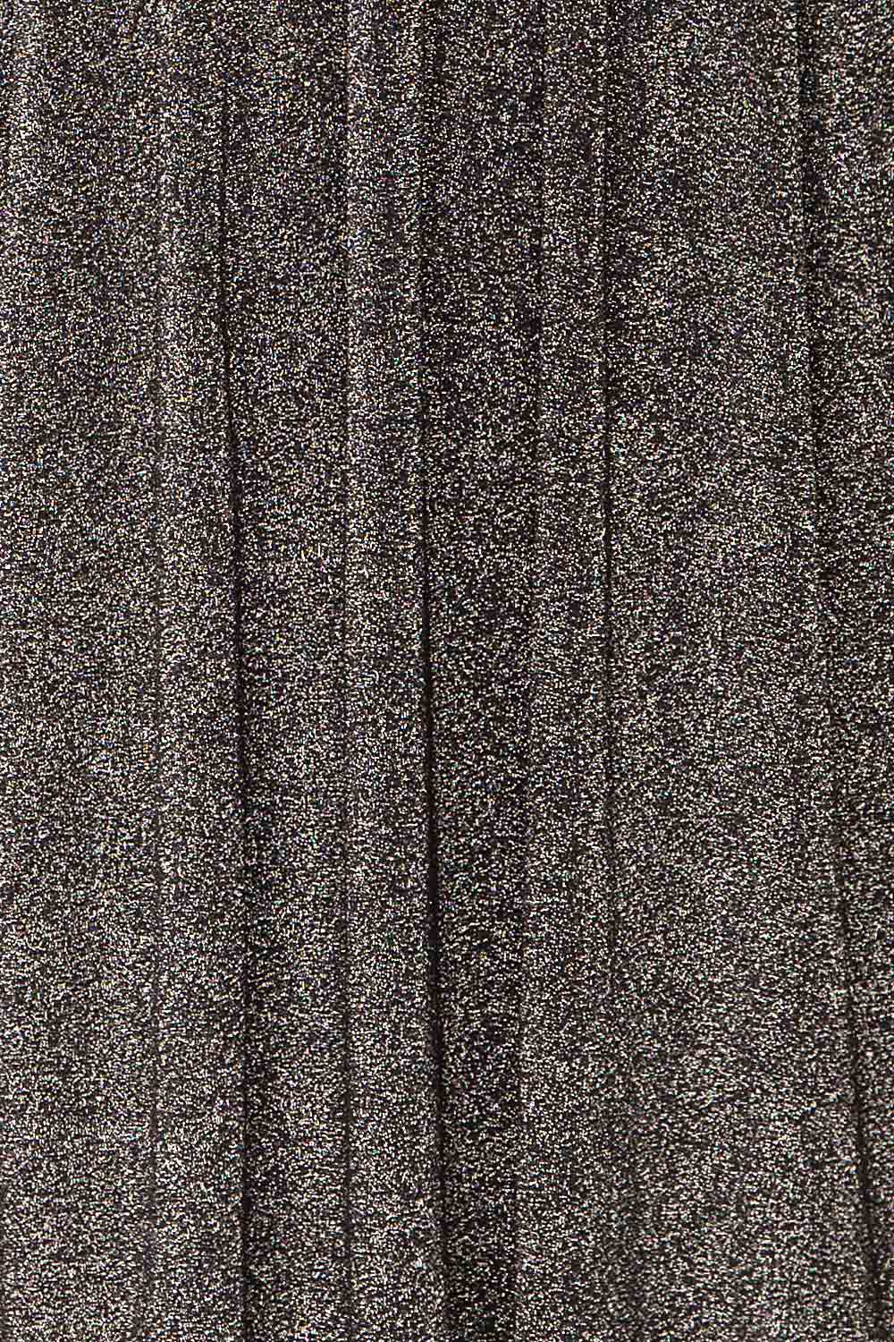Starstruck Short Sparkly Dress w/ V-Neckline | La petite garçonne fabric