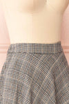 Staulinn Glen Plaid A-Line Midi Circle Skirt | Boutique 1861 side close-up