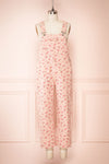 Sterope Pink Floral Denim Overalls | Boutique 1861 front view