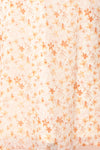 Stine Cream Short Floral Dress w/ Thin Straps | Boutique 1861 fabric