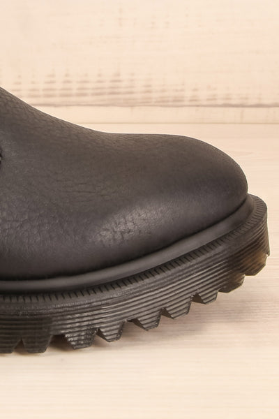 Stirling Black Dr. Martens Chelsea Boots side front close-up | La Petite Garçonne