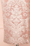 Styel Pink Textured Halter Midi Dress | Boutique 1861 bottom