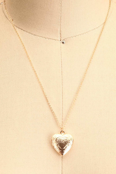 Suffero Doré Gold Heart Locket Pendant Necklace | Boutique 1861 7