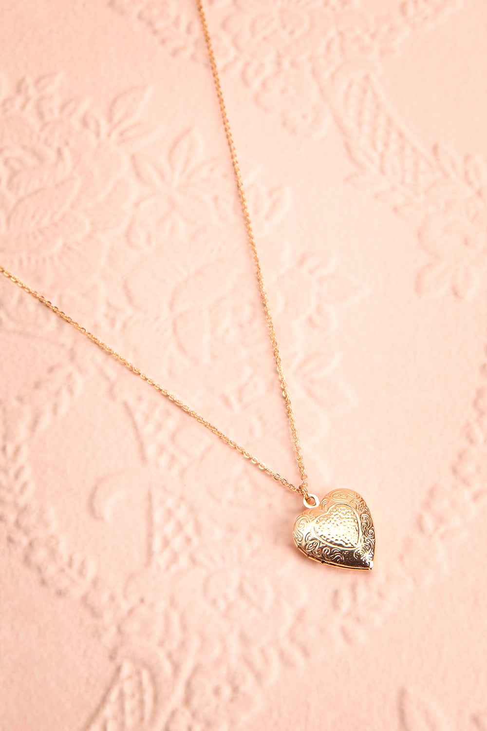 Suffero Doré Gold Heart Locket Pendant Necklace | Boutique 1861 1