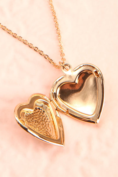 Suffero Doré Gold Heart Locket Pendant Necklace | Boutique 1861 3