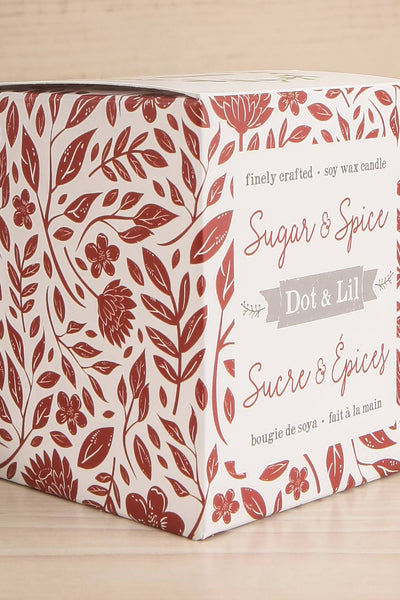 Sugar & Spice Soy Wax Candle | Maison garçonne box close-up
