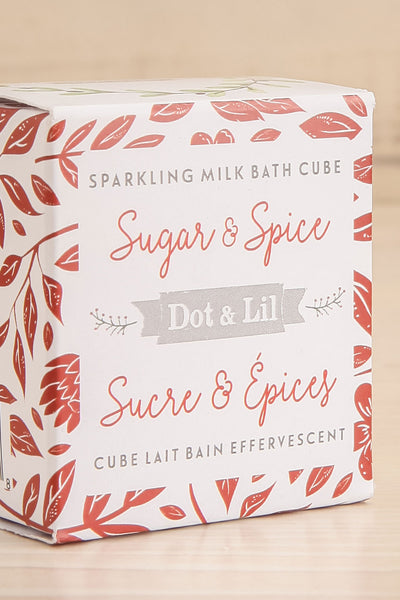 Sugar & Spice Sparkling Milk Bath Cube | Maison garçonne box close-up