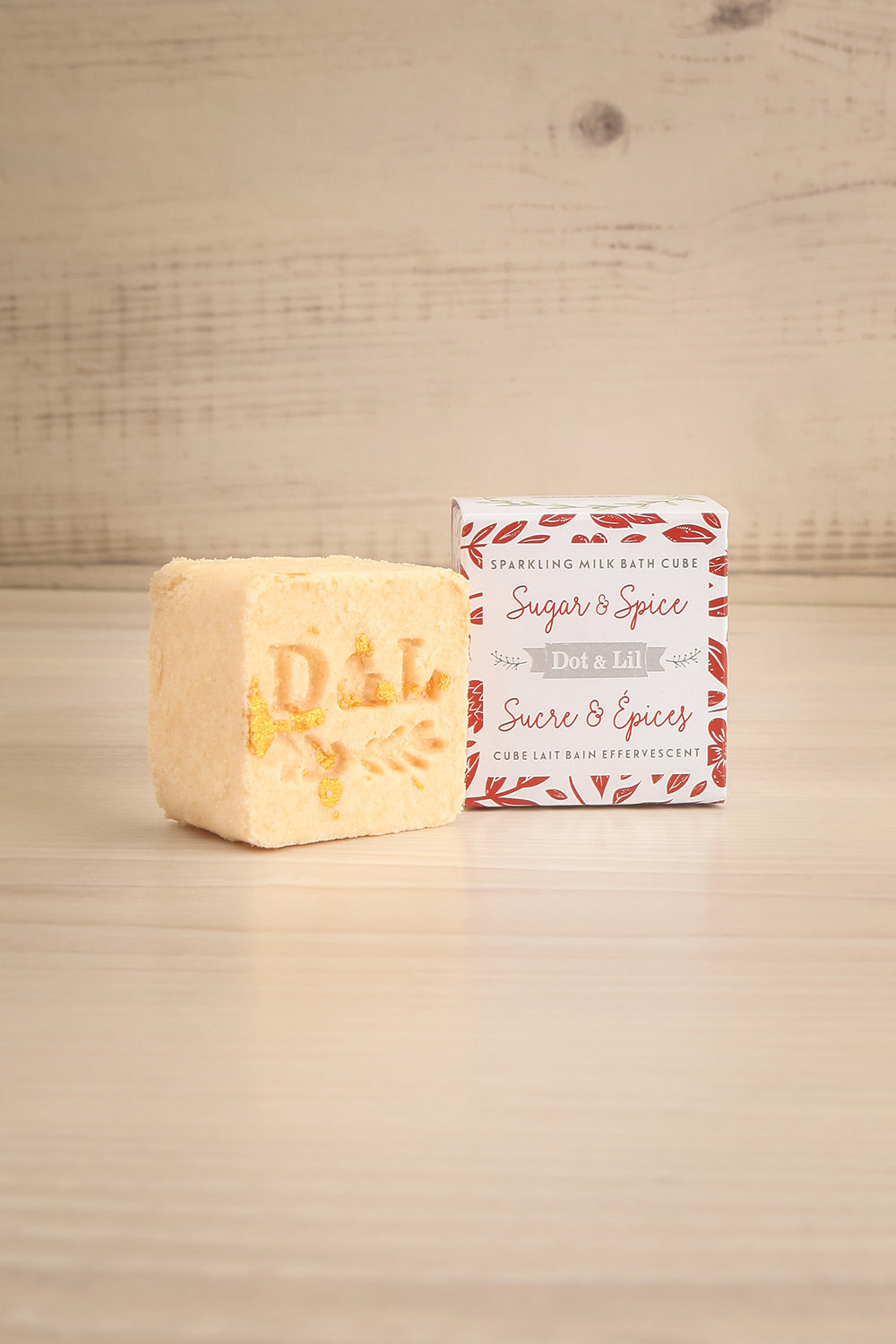 Sugar & Spice Sparkling Milk Bath Cube | Maison garçonne