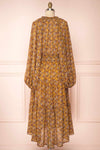 Sukenosuri Midi Dress w/ Puff Long Sleeves | Boutique 1861