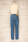 Supalayat High-Waisted Cropped Blue Jeans | La petite garçonne back view