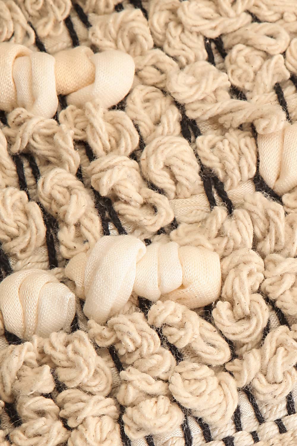 Sus-Sous Woven Bath Mat w/ Fringes | La petite garçonne flat close-up