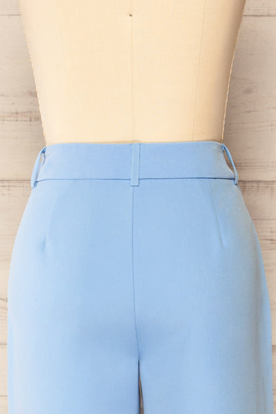 Sutton Bleu | Pantalon à Jambe Droite avec Poches Latérales