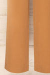 Sutton Caramel Straight Leg Pants w/ Lateral Pockets | La petite garçonne bottom