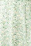 Svadilfari Green Floral Midi Dress | Boutique 1861 fabric