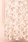 Sveltina Midi Halter Cowl Neck Floral Dress | Boutique 1861 bottom