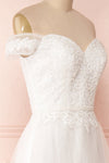 Sylphidia White Tulle Dress | Robe de Mariée | Boudoir 1861 side close-up