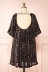 Sylvionne Low Back Sequin Babydoll Dress | Boutique 1861 back view