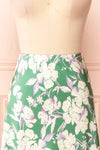 Tafat Satin Floral Skirt | Boutique 1861 front close-up