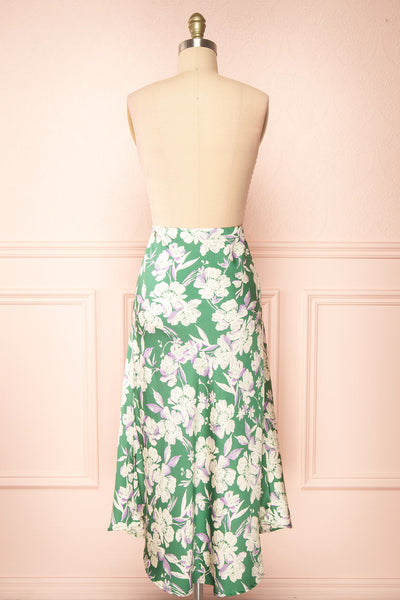 Tafat Satin Floral Skirt | Boutique 1861 back view