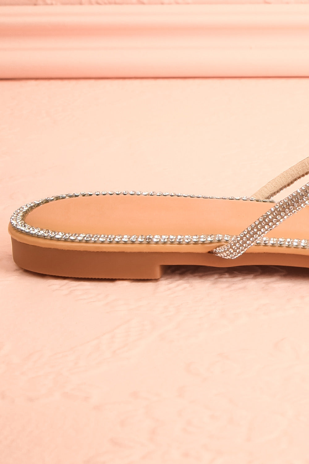 Taimy Strappy Sandals w/ Sequins | Boutique 1861  side back close-up