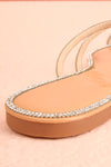 Taimy Strappy Sandals w/ Sequins | Boutique 1861  back close-up