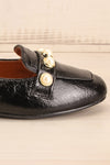 Tainate Black Patent Faux Leather Loafers | La Petite Garçonne 7