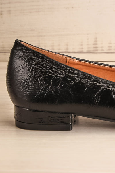 Tainate Black Patent Faux Leather Loafers | La Petite Garçonne 6