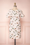 Takahama Pink Animals & Floral Print Summer Dress | Boutique 1861