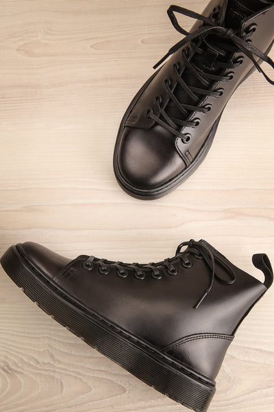 Talib Black Minimalist Dr. Martens Boots | La Petite Garçonne Chpt. 2