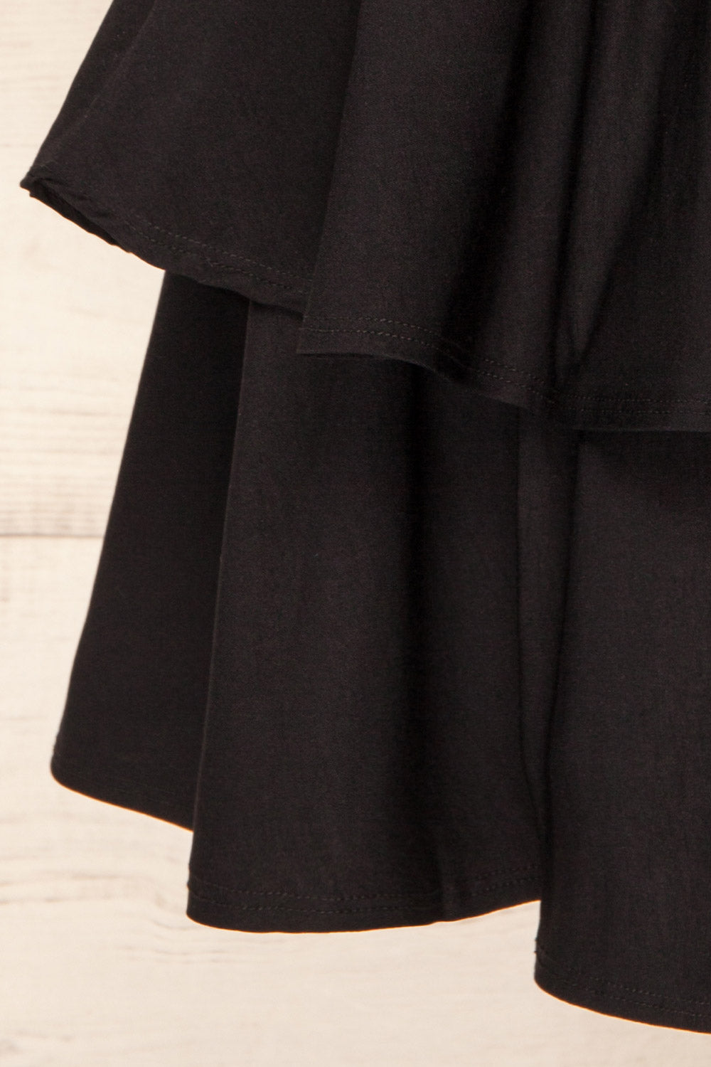 Tallemaja Black | Short Tiered A-Line Dress