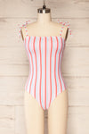 Tangi One-Piece Striped Swimsuit | La petite garçonne front view