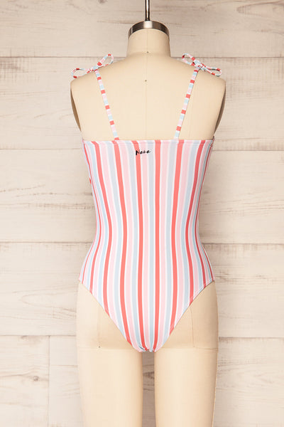 Tangi One-Piece Striped Swimsuit | La petite garçonne back view