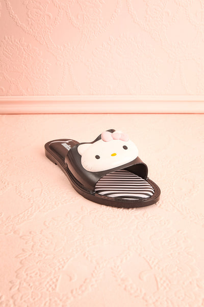 Tarnem Black Hello Kitty Slip-On Sandals | Boutique 1861 3