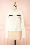 Tayna Ivory Vintage Style Cardigan | Boutique 1861 front view