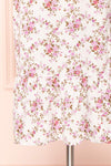 Tegan White Sweetheart Neckline Midi Dress | Boutique 1861  bottom