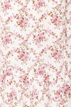 Tegan White Sweetheart Neckline Midi Dress | Boutique 1861  fabric