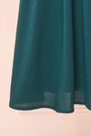 Tenzi Green Long Sleeve Short Dress w/ Buttons | Boutique 1861 bottom