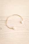 Tertium Doré Gold Bangle Bracelet with Pearls | La Petite Garçonne 1