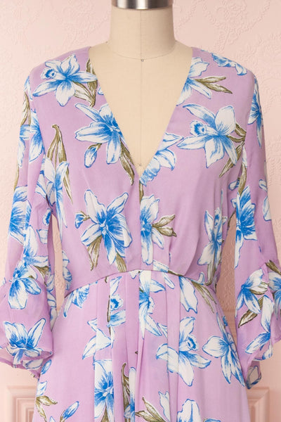 Tetua Lilas | Purple Floral Dress