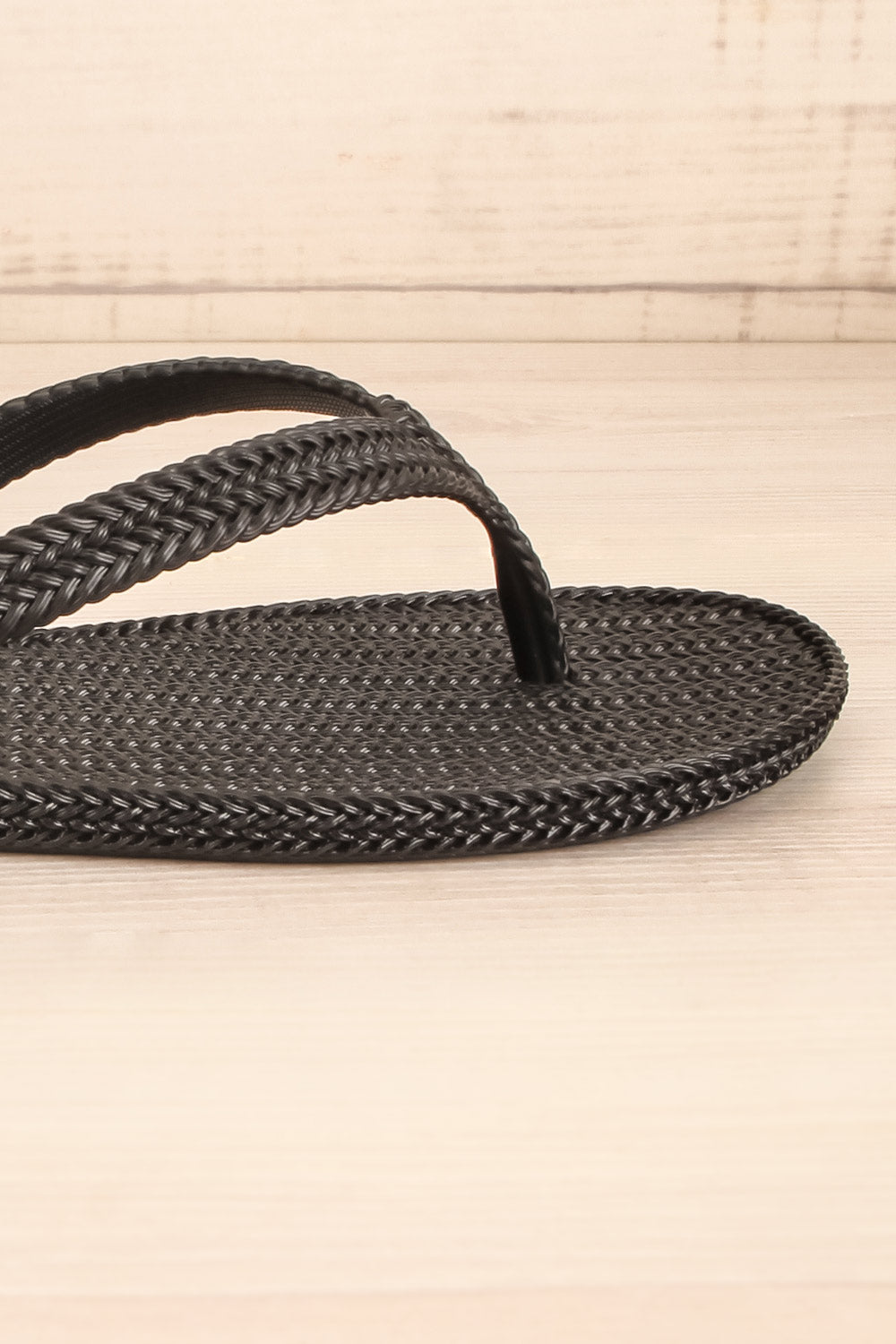 Texel Black "Braided" Slip-On Sandals | La Petite Garçonne Chpt. 2 7
