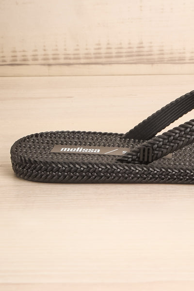 Texel Black "Braided" Slip-On Sandals | La Petite Garçonne Chpt. 2 6