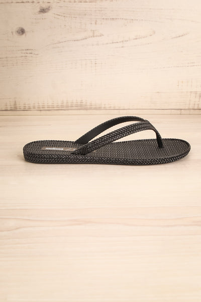 Texel Black "Braided" Slip-On Sandals | La Petite Garçonne Chpt. 2 5