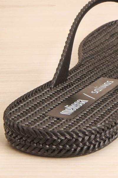 Texel Black "Braided" Slip-On Sandals | La Petite Garçonne Chpt. 2 9