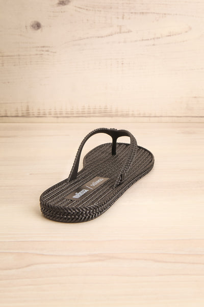 Texel Black "Braided" Slip-On Sandals | La Petite Garçonne Chpt. 2 8