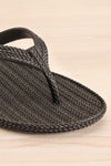Texel Black "Braided" Slip-On Sandals | La Petite Garçonne Chpt. 2 4